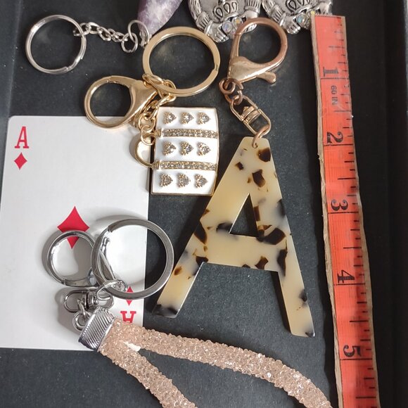 Lot Of 6 Pretty Keychains - Picture 8 of 8